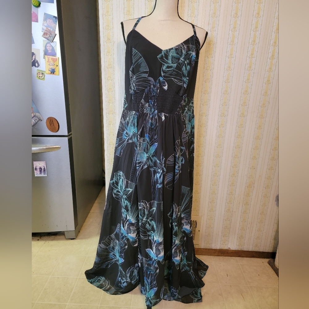 City Chic Maxi Dress sz S/16
